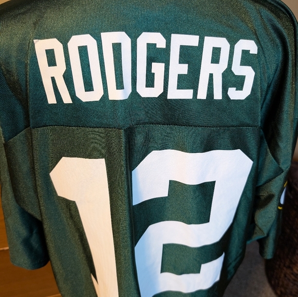 Team Apparel Green Bay Packers Jersey Rodgers #12 Mens XL - Picture 7 of 9